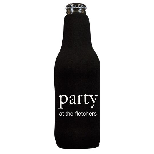 Big Word Party Bottle Huggers